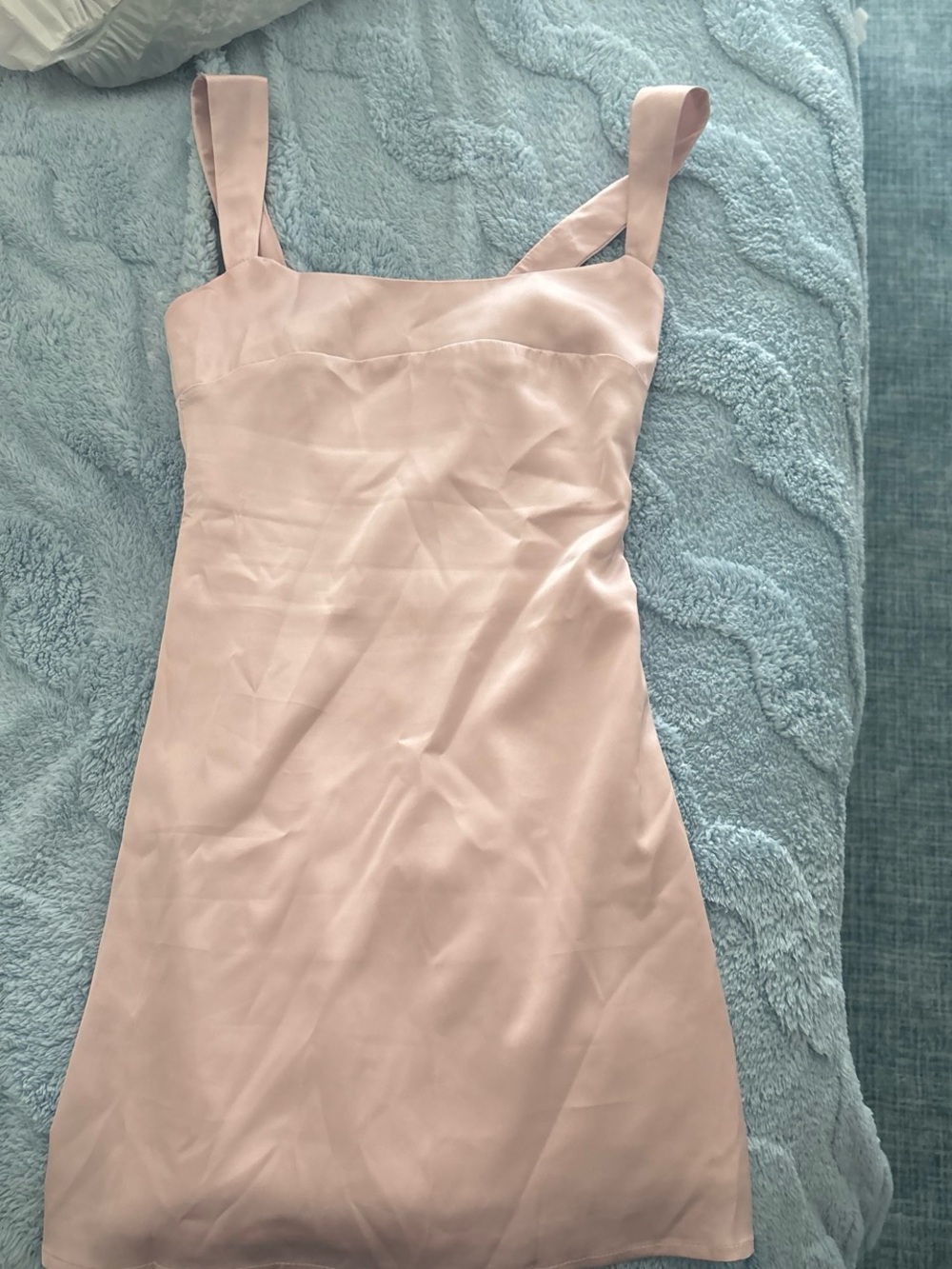 Peppermayo Pale Pink Satin Slip Top